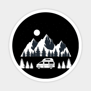 Explore Wilderness With Camper Magnet